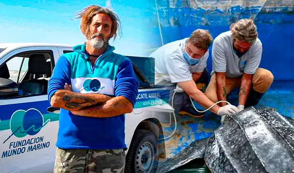 ¿Quién es ‘Pappo’, el argentino que rescata animales marinos hace más de 30 años?