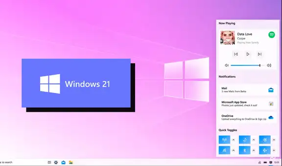 Windows 21: crean concepto para nueva versión del sistema operativo