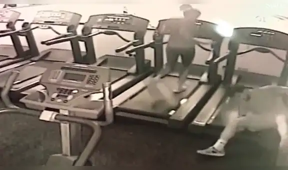 Cinta de vigilancia capta la terrible caída de un hombre que intentó impactar a su novia [VIDEO]