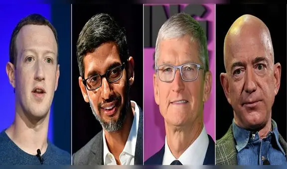 Los cuatro gigantes de la tecnología testifican ante el Congreso de Estados Unidos