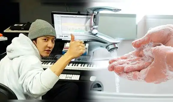 Chanyeol de EXO muestra cómo lavarse correctamente las manos para evitar el coronavirus