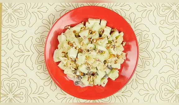  Receta de ensalada de manzanas [Video]