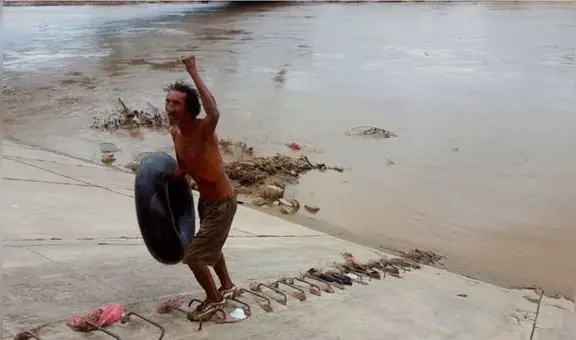 ‘El Greco’, el hombre que rescata personas y animales en medio de desastres naturales