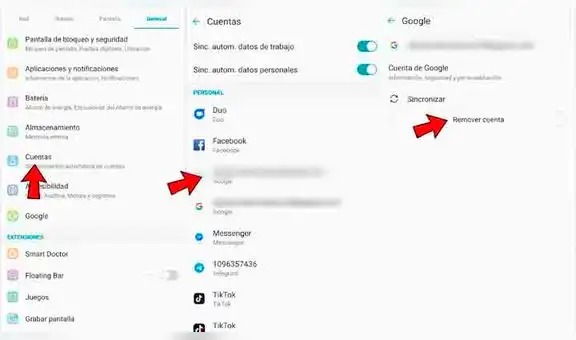 ¿Cómo quitar o borrar una cuenta Gmail de un teléfono Android?