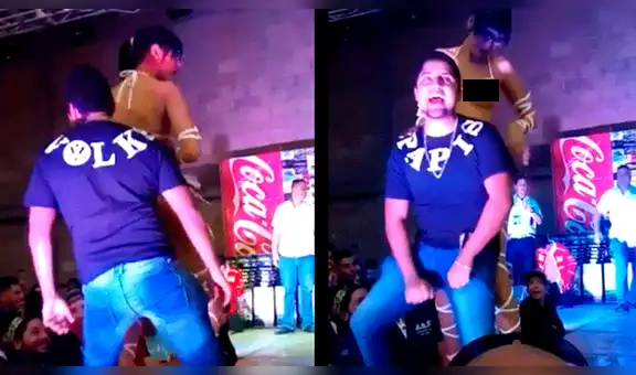 Facebook: Disfrutaba con sexy bailarina, pero se llevó desagradable sorpresa