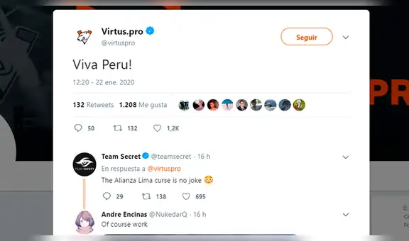 Dota 2: Beastcoast felicitado por equipo 'top’ de Europa con polémico comentario sobre Alianza Lima y la “maldición” [FOTOS Y VIDEO]