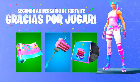 Fortnite: Filtradas las recompensas y desafíos para el 2do aniversario del juego [FOTOS]