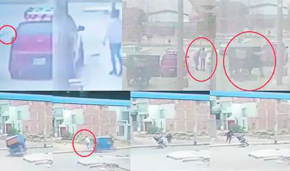 Delincuentes son captados en pleno asalto a mujer en Chiclayo