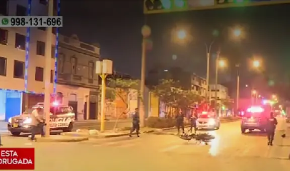 La Victoria: suboficial PNP resultó herido tras intenso tiroteo con presuntos sicarios