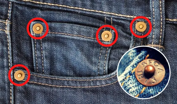 ¿Para qué sirven los remaches que tienen los jeans en las esquinas de sus bolsillos?