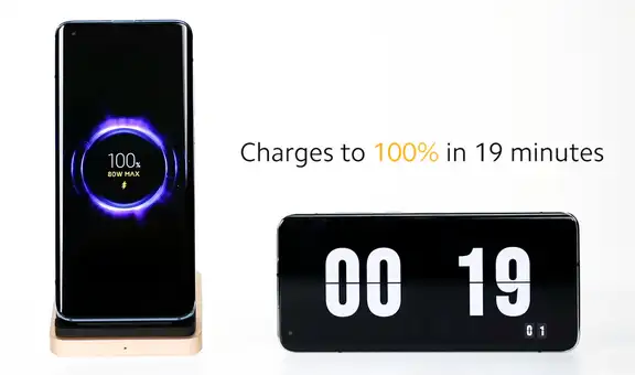 Xiaomi muestra nueva carga rápida de 80W que llena la batería en solo 19 minutos [VIDEO]