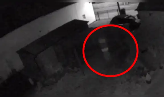 YouTube viral: chica revisa videos de seguridad y cree haber filmado un 'fantasma' [VIDEO]
