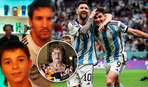 Abuela de Julián Álvarez: “El sueño de él era llegar a la selección y jugar con Messi”