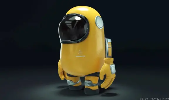 Among Us: artista muestra cómo sería el impostor debajo de su traje espacial [VIDEO]