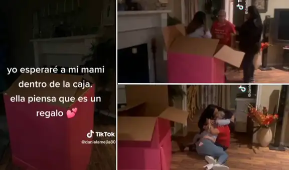 Joven se encuentra con su madre tras 24 años sin verla y escena hace llorar a miles