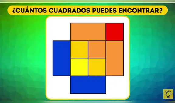 ¿Cuántos cuadrados ves? Este nuevo reto matemático es tan difícil que solo el 5% lo puede superar [VIDEO]