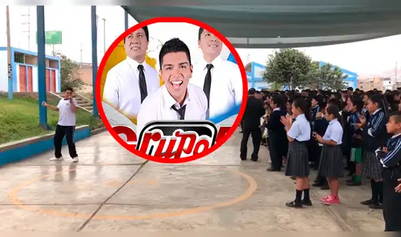 Facebook: escolar peruano canta tema del "Grupo 5" en actuación y hace vibrar a su colegio [VIDEO]