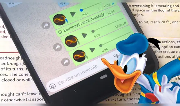 WhatsApp: ¿quieres enviar audios con voz del ‘Pato Donald'? Te contamos el ‘truco secreto’ para hacerlo [VIDEO]