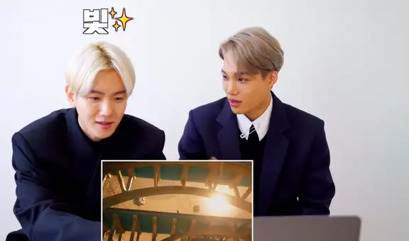 Kai y Baekhyun reaccionan a “Mmmh” y recuerdan sus superpoderes en EXO