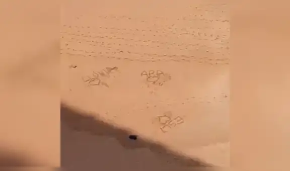 Facebook viral: captan a joven infiel cuando enviaba mensajes de amor a sus parejas en la playa [VIDEO] 