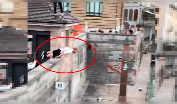 Profesional de parkour realiza un ‘salto mortal’ y el desenlace impacta a usuarios [VIDEO]
