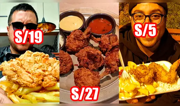 Comparan sabor de ‘pollo broaster’ de S/27 con otros S/19 y S/5 y resultados asombran [VIDEO]