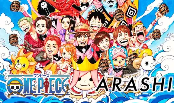 One Piece: Arashi realiza colaboración con personajes del anime [VIDEO] 