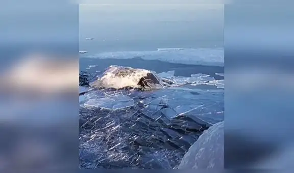 Fotógrafo capta cómo se deshiela un lago y el ruido que causa es increíble [VIDEO]