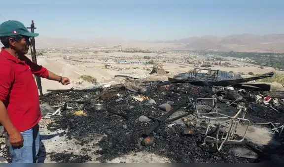 Moquegua: Familia de víctima de violación lo pierde todo en incendio provocado [VIDEOS]