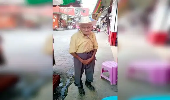 Anciano tiene tierna reacción al cumplir su sueño y aparecer por primera vez en redes sociales [FOTOS]