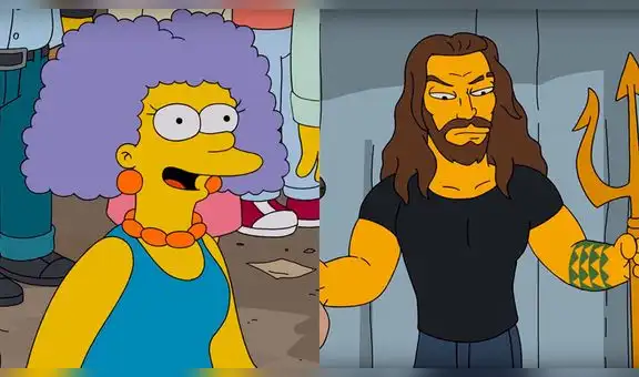 Los Simpson: Jason Momoa se niega a firmar el pecho de Selma [VIDEO]