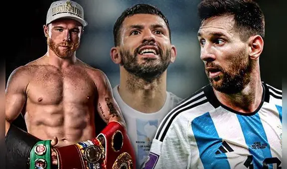 De amenazar a Messi a felicitar a Argentina: ‘Canelo’ Álvarez manda saludos y ‘Kun’ le responde