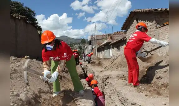 El 70% de las personas que participan en Trabaja Perú son mujeres