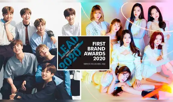 Oh My Girl y BTS ganadores de los “2020 Korea First Brand Awards”