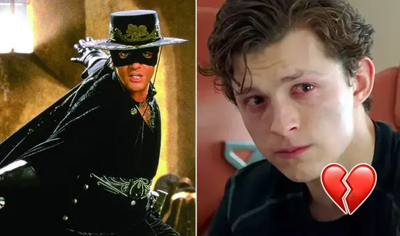 Antonio Banderas quiere a Holland como el nuevo Zorro, pero los fans no: “Está enano”