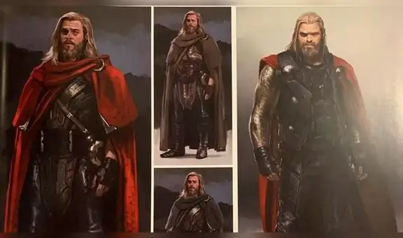 Thor iba a lucir tuerto en Avengers: Infinity War según el boceto original [FOTOS]