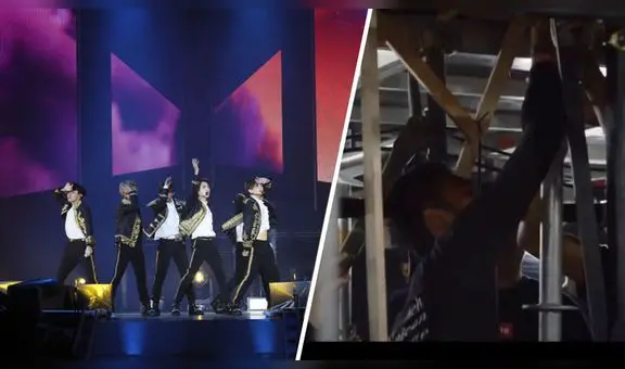 BTS: escenario estuvo a punto de colapsar durante presentación de “IDOL” [VIDEO]