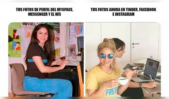 Twitter: Esta foto de Shakira tomada hace 20 años es usada para memes