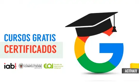 Diez cursos virtuales de Google a los que puedes acceder con certificación gratuita