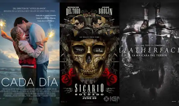 Cartelera: ¿Qué películas se estrenan esta semana en el cine? [TRÁILERS]