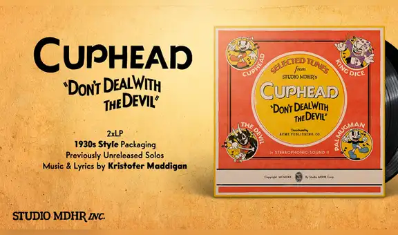 Banda sonora de Cuphead tendrá nueva edición con música exclusiva en 2 discos de vinilo