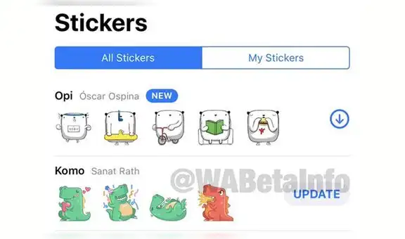 WhatsApp sorprende a usuarios y desarrolla nuevos stickers animados [FOTOS]