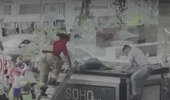 Miraflores: mujer sobrevivió gracias a ramas de árboles tras caer desde el cuarto piso de edificio