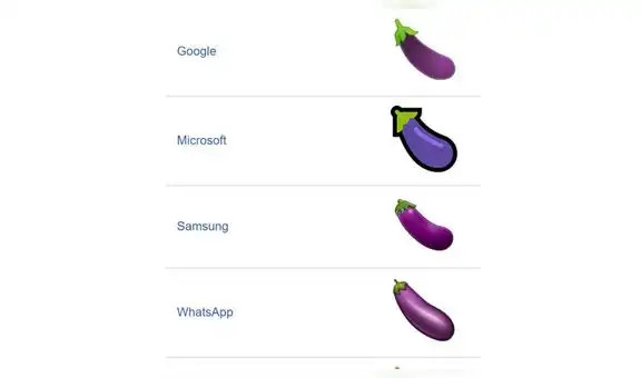 WhatsApp y el significado del controvertido emoji de la berenjena [FOTOS]