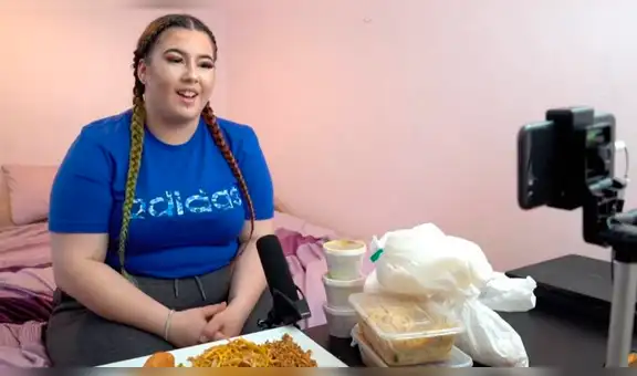 Chica que adora la comida renuncia a su empleo para dedicarse a lo que más ama [VIDEO]