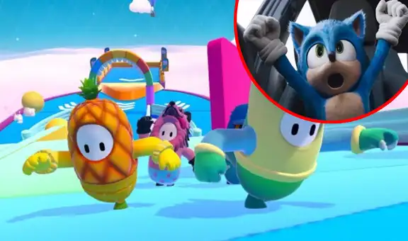 Fall Guys quiere destronar a Among Us y prepara nueva skin de Sonic