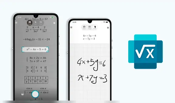 Microsoft Math: la aplicación que resuelve problemas matemáticos a través de la cámara del celular [FOTOS]