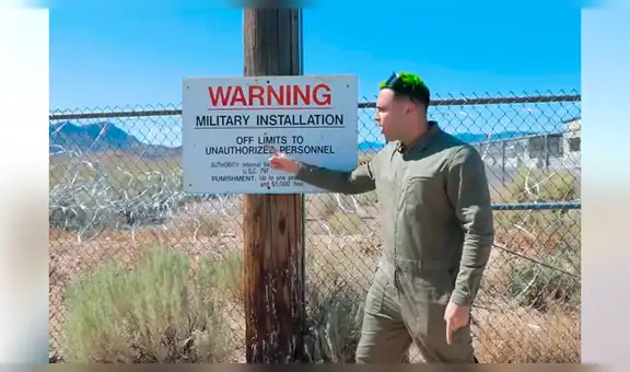 Peruano llega al ‘Área 51’ y muestra lo que ocurre al intentar ingresar al misterioso lugar [VIDEO]