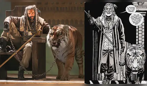 The Walking Dead: Compara la muerte de Shiva en los cómics y en la serie [IMÁGENES]