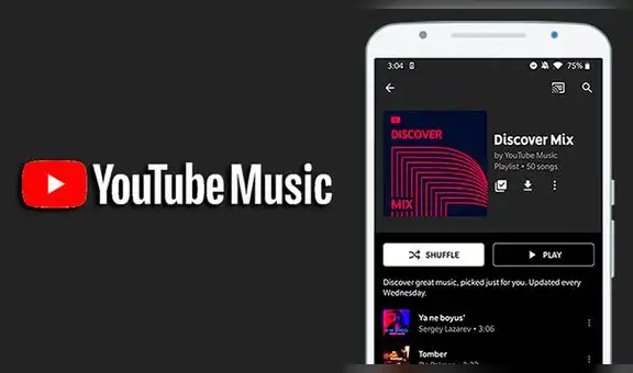 YouTube Music permite ver las letras de las canciones en iOS y Android